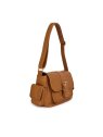 Nat & Nin JOY. - CUIR DE VACHETTE - EPICE  sac rabat patte boucle taille m joy sacs-a-mains