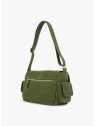 Nat & Nin JOY. - CUIR DE VACHETTE - VERT O sac rabat patte boucle taille m joy sacs-a-mains