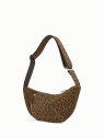 Nat & Nin LUCE - CUIR DE VACHETTE - LÉOPAR sac banane demi lune m luce nat&nin sacs-a-mains