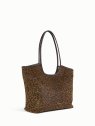 Nat & Nin MILAN - CUIR DE VACHETTE - LÉOPA sac cabas shopping évasé milan nat&nin sac-a-main-shopping-toile-ou-cuir