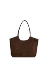 Nat & Nin MILAN - CUIR DE VACHETTE - EBENE sac cabas shopping évasé milan nat&nin sac-a-main-shopping-toile-ou-cuir