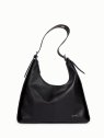 Nat & Nin TINA - CUIR DE VACHETTE - NOIR sac besace hobo tina nat&nin sacs-a-mains