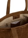 Nat & Nin TELMA TRESSAGE - CUIR DE VACHETT sac shopping tréssé telma nat&nin sac-a-main-shopping-toile-ou-cuir