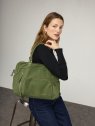 Nat & Nin MACY - CUIR DE VACHETTE - VERT O sac porté main et bandoulière macy sacs-a-mains