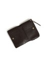 Nat & Nin ROZA - CUIR DE VACHETTE - EBENE portefeuille femme zip et cartes roza nat&nin porte-monnaie-femme