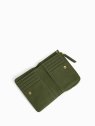 Nat & Nin ROZA - CUIR DE VACHETTE - VERT O portefeuille femme zip et cartes roza nat&nin porte-monnaie-femme