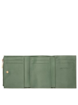 Longchamp 30049HFY - CUIR DE VEAU - ORIGAN portefeuille compact épure pmpb