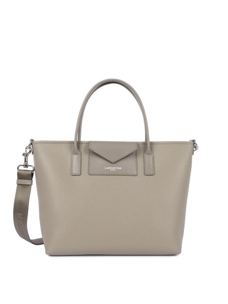 Sac à Main Lancaster Vintage - Cuir Marron, Bandoulière - Petit Modèle 24x14.5cm - Occasion Bon état