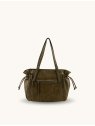 MIA &  JOY MJ2622 - POLYURÉTHANE - KAKI sac shopping froncé a4 mia&joy vera sac-a-main-shopping-toile-ou-cuir