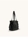 MIA &  JOY MJ2622 - POLYURÉTHANE - NOIR sac shopping froncé a4 mia&joy vera sac-a-main-shopping-toile-ou-cuir