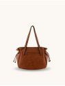 MIA &  JOY MJ2622 - POLYURÉTHANE - CAMEL sac shopping froncé a4 mia&joy vera sac-a-main-shopping-toile-ou-cuir