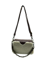 Mila Louise MAMA T - LAINE/CUIR - OCRE sac trotteur shearling mama sacs-a-mains