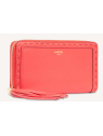 Lancel A10111 - CUIR DE VACHETTE - ROUG Premier Flirt de Lancel - Portefeuille long zippé pmpb-femme