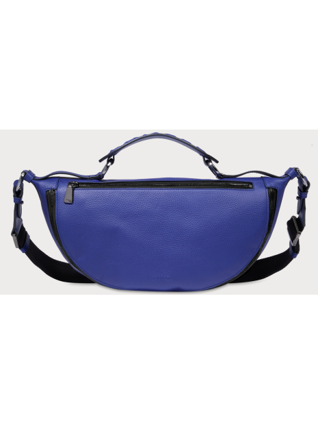 Lancel A13301 - CUIR DE VACHETTE - BLEU sac porté croisé m origami de lancel sacoche-mixte