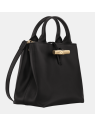 Longchamp 10273HGC - CUIR DE VEAU - NOIR sac à main s le roseau sleek sacs-a-mains