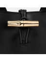 Longchamp 10273HGC - CUIR DE VEAU - NOIR sac à main s le roseau sleek sacs-a-mains