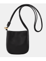 Longchamp 10299HGC - CUIR DE VEAU - NOIR sac bandoulière s le roseau sleek sacs-a-mains