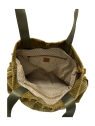 Mila Louise MAENA VFR1 - POLYESTER - KAKI FU tote bag porté travers sac-a-main-shopping-toile-ou-cuir