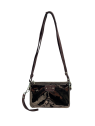 Mila Louise MIRA SH - POLYURÉTHANE - AUBURN sac trotteur mira sh petit format sacs-a-mains