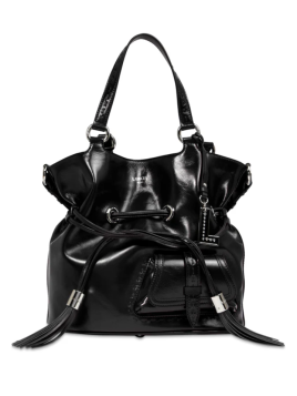 Lancel A13768 - CUIR DE VACHETTE - NOIR sac premier flirt lancel seau m cuir lisse Sacs à mains