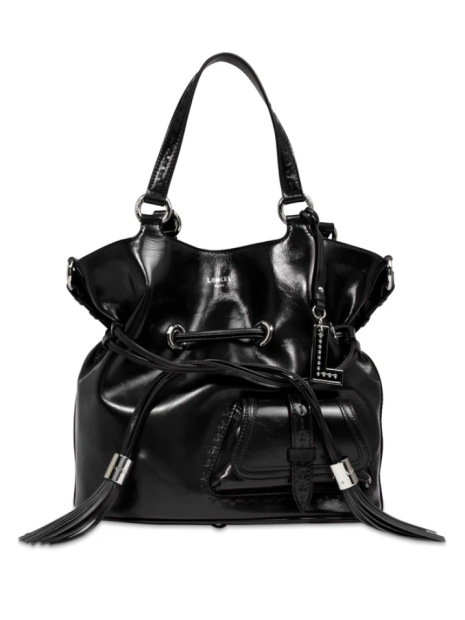 Lancel A13768 - CUIR DE VACHETTE - NOIR sac seau m sacs-a-mains