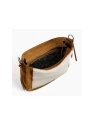 Le Tanneur TNGI1411 - CUIR DE VEAU - TAN sac besace grand modèle fourrure ella sacs-a-mains