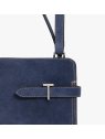 Le Tanneur TEMI1671 - CUIR DE VEAU - PRUSSI sac porté épaule le tanneur emilie sacs-a-mains