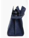 Le Tanneur TEMI1671 - CUIR DE VEAU - PRUSSI sac porté épaule le tanneur emilie sacs-a-mains