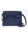 Le Tanneur TEMI1671 - CUIR DE VEAU - PRUSSI sac porté épaule le tanneur emilie sacs-a-mains