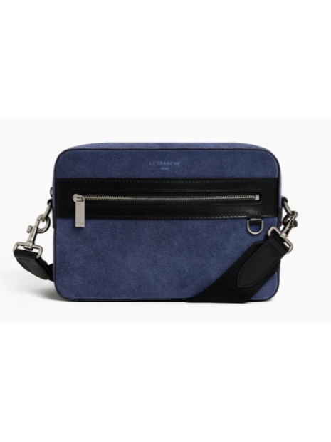 Le Tanneur TMIL2A07 - CUIR DE VEAU - PRUSSI sacoche mixte sac-h-zip