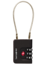 Samsonite 155576 - METAL - NOIR cadenas a code tsa accueil