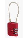 Samsonite 155576 - METAL - ROUGE cadenas a code tsa accueil