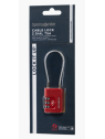 Samsonite 155576 - METAL - ROUGE cadenas a code tsa accueil