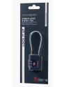 Samsonite 155576 - METAL - BLEU cadenas a code tsa accueil