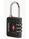 Samsonite 155577 - METAL - NOIR cadenas a code tsa accueil