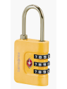 Samsonite 155577 - METAL - JAUNE cadenas a code tsa accueil