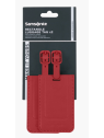 Samsonite 155592 - SYNTHÉTIQUE - ROUGE porte adresse x2 accessoires-de-voyage