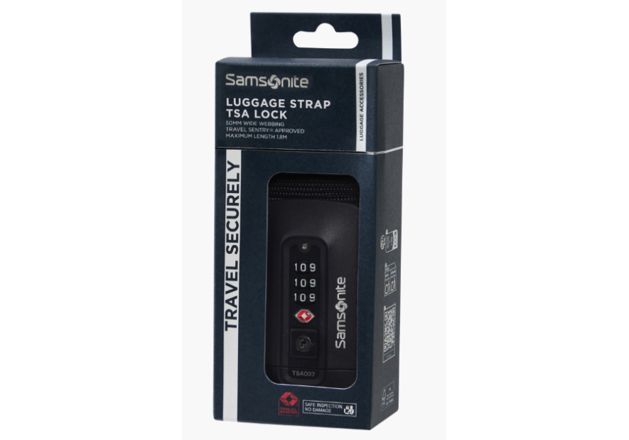 Samsonite 155591 sangle de sécurité pour valise Accessoires de voyage