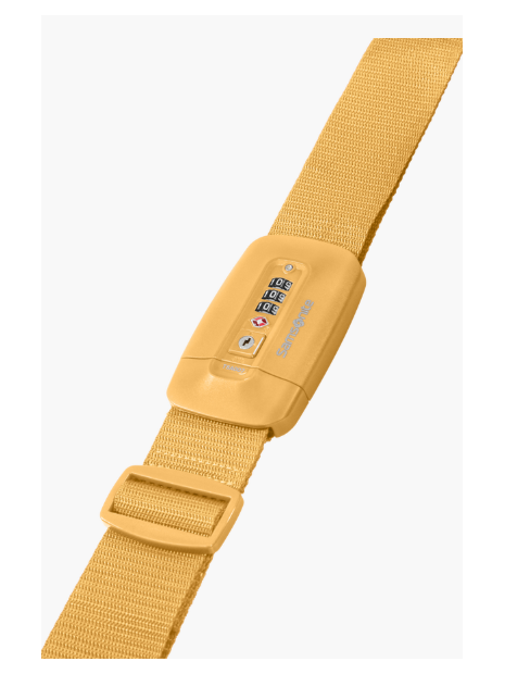 Samsonite 155591 - POLYESTER - JAUNE sangle de sécurité pour valise accessoires-de-voyage