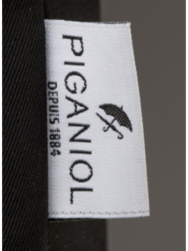 Piganiol 3140 - POLYESTER - NOIR parapluie canne mixte canne mixte