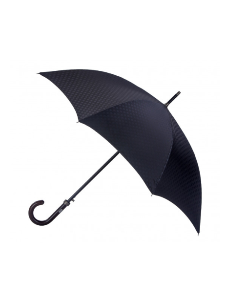 Piganiol 314016 - POLYESTER - NOIR GRAIN  parapluie canne homme canne-h