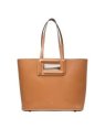 Lancel A13361 - CUIR DE VACHETTE - CAME sac cabas m lancel angele sac-a-main-shopping-toile-ou-cuir