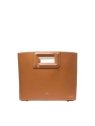 Lancel A13361 - CUIR DE VACHETTE - CAME sac cabas m lancel angele sac-a-main-shopping-toile-ou-cuir