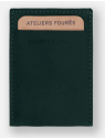 Les Ateliers Foures B01X - CUIR DE VACHETTE - CEDRE fourés-baroudeuse-porte cartes plat rfid pcartes-credit