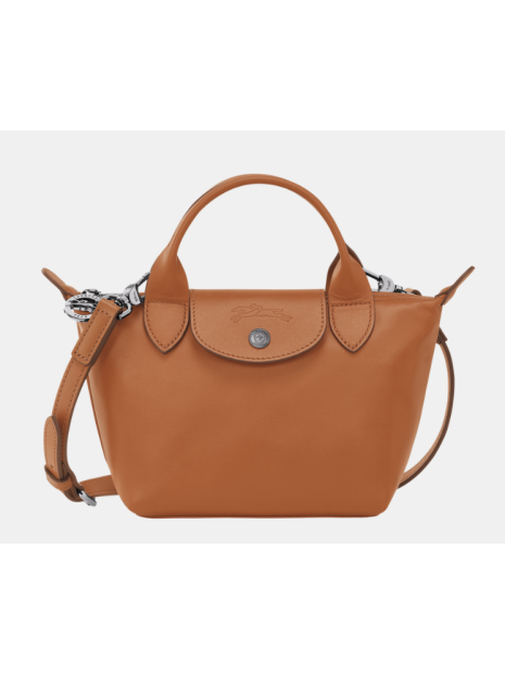 Longchamp 1512987 - CUIR D'AGNEAU - CAJOU sac à main s longchamp le pliage xtra cuir sacs-a-mains