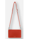 Les Ateliers Foures B109 - CUIR DE VACHETTE - ORANGE sac trotteur plat bandoulière phèdre sacs-a-mains