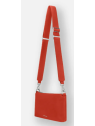 Les Ateliers Foures B109 - CUIR DE VACHETTE - ORANGE sac trotteur plat bandoulière phèdre sacs-a-mains