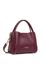 Lancaster 470-83 - CUIR DE VACHETTE - BORD sac porté main lancaster ida double taille s sacs-a-mains