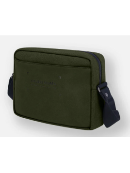 Les Ateliers Foures R135 - TOILE ET CUIR - KAKI sacoche horizontale aristote des ateliers fourès poch.h.zip