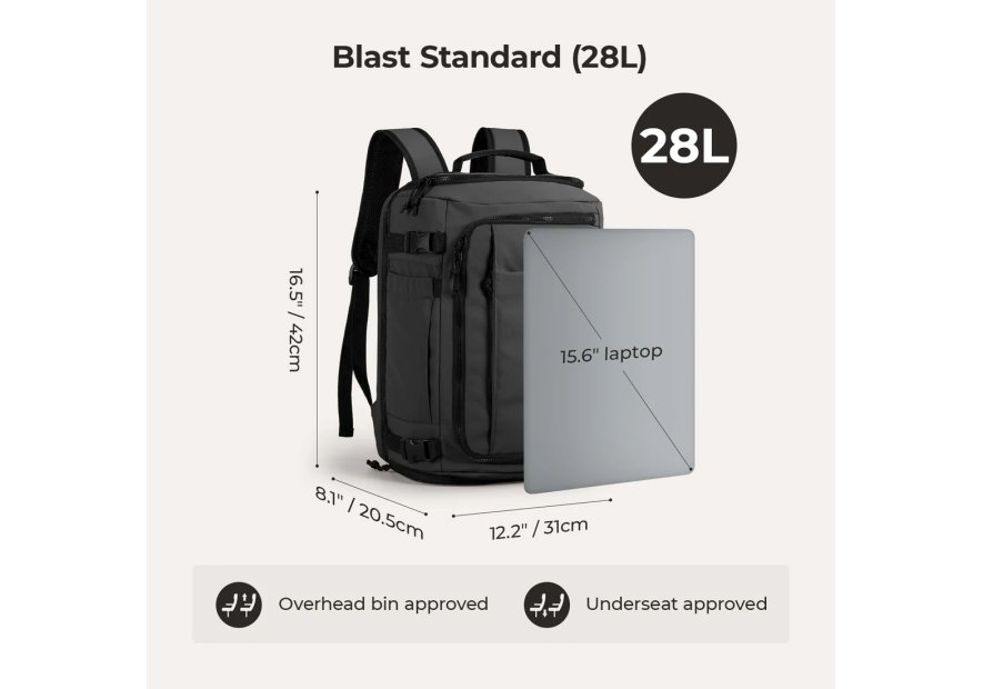 Elite Bagage BM030109 sac de voyage/sac à dos underseater bagsmarth sac cabine